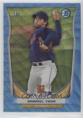 2014 Bowman - Prospects Chrome - Blue Wave Refractor #BCP76 - Gabriel Ynoa