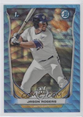 2014 Bowman - Prospects Chrome - Blue Wave Refractor #BCP83 - Jason Rogers