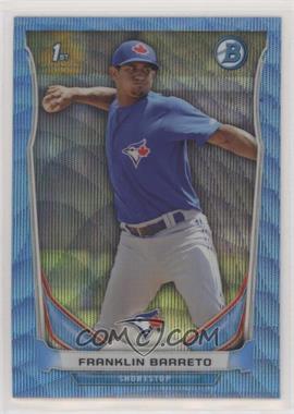 2014 Bowman - Prospects Chrome - Blue Wave Refractor #BCP87 - Franklin Barreto