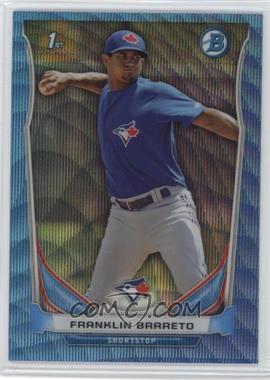 2014 Bowman - Prospects Chrome - Blue Wave Refractor #BCP87 - Franklin Barreto