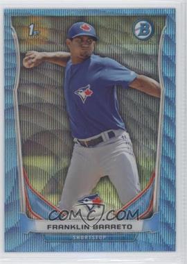 2014 Bowman - Prospects Chrome - Blue Wave Refractor #BCP87 - Franklin Barreto