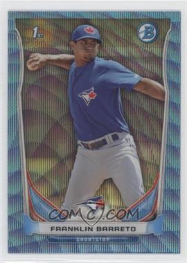 2014 Bowman - Prospects Chrome - Blue Wave Refractor #BCP87 - Franklin Barreto