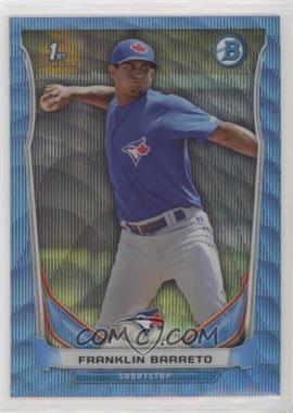 2014 Bowman - Prospects Chrome - Blue Wave Refractor #BCP87 - Franklin Barreto