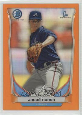 2014 Bowman - Prospects Chrome - Orange Refractor #BCP1 - Jason Hursh /25