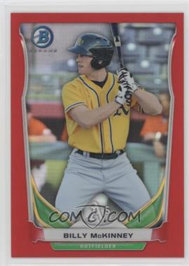 2014 Bowman - Prospects Chrome - Red Refractor #BCP21 - Billy McKinney /5