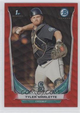 2014 Bowman - Prospects Chrome - Red Wave Refractor #BCP108 - Tyler Marlette /25