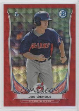 2014 Bowman - Prospects Chrome - Red Wave Refractor #BCP110 - Joe Wendle /25