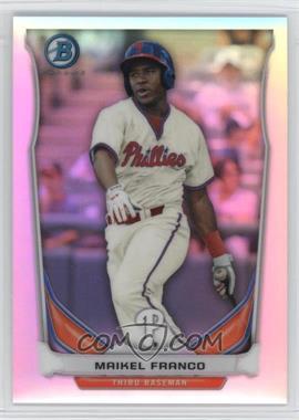 2014 Bowman - Prospects Chrome - Refractor #BCP37 - Maikel Franco /500