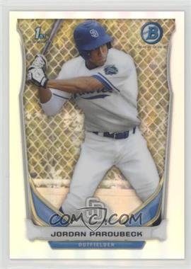 2014 Bowman - Prospects Chrome - Refractor #BCP58 - Jordan Paroubeck /500