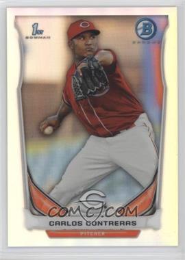 2014 Bowman - Prospects Chrome - Refractor #BCP65 - Carlos Contreras /500