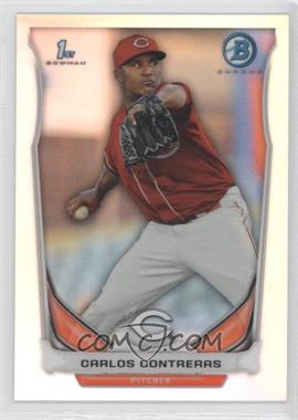 2014 Bowman - Prospects Chrome - Refractor #BCP65 - Carlos Contreras /500