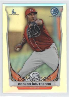 2014 Bowman - Prospects Chrome - Refractor #BCP65 - Carlos Contreras /500