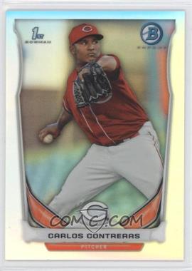 2014 Bowman - Prospects Chrome - Refractor #BCP65 - Carlos Contreras /500