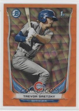 2014 Bowman - Prospects Chrome - Retail Orange Wave Refractor #BCP48 - Trevor Gretzky