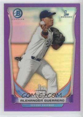 2014 Bowman - Prospects Chrome - Retail Purple Refractor #BCP106 - Alexander Guerrero /199