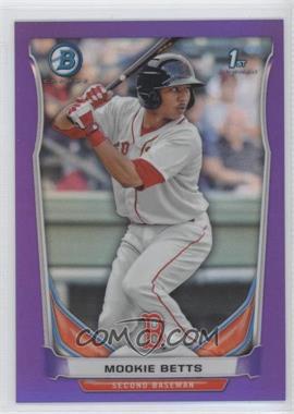 2014 Bowman - Prospects Chrome - Retail Purple Refractor #BCP109 - Mookie Betts /199