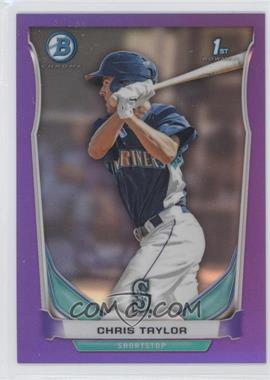 2014 Bowman - Prospects Chrome - Retail Purple Refractor #BCP14 - Chris Taylor /199