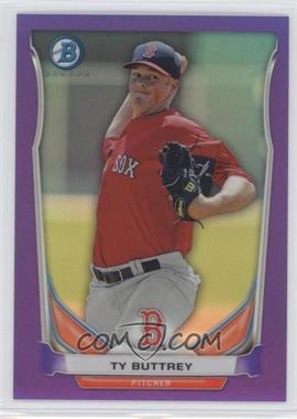 2014 Bowman - Prospects Chrome - Retail Purple Refractor #BCP30 - Ty Buttrey /199