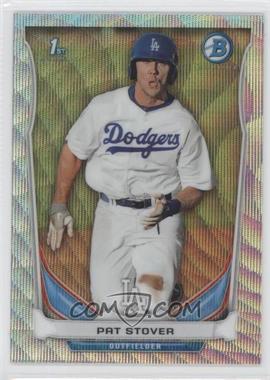 2014 Bowman - Prospects Chrome - Silver Wave Refractor #BCP95 - Pat Stover /25