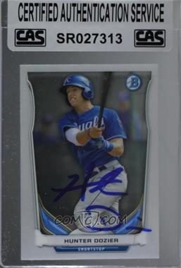 2014 Bowman - Prospects Chrome #BCP51 - Hunter Dozier [CAS Certified Sealed]