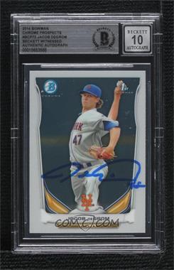 2014 Bowman - Prospects Chrome #BCP73 - Jacob deGrom [BAS BGS Authentic]