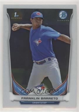 2014 Bowman - Prospects Chrome #BCP87 - Franklin Barreto