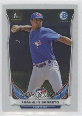 2014 Bowman - Prospects Chrome #BCP87 - Franklin Barreto