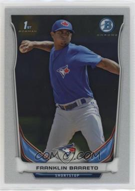 2014 Bowman - Prospects Chrome #BCP87 - Franklin Barreto