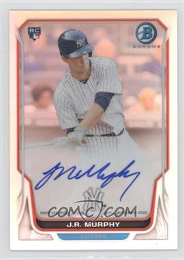 2014 Bowman - Rookie Autographs - Chrome Refractor #BCAR-JR - J.R. Murphy /500