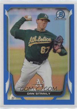 2014 Bowman Chrome - [Base] - Blue Refractor #108 - Dan Straily /250