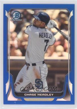 2014 Bowman Chrome - [Base] - Blue Refractor #165 - Chase Headley /250