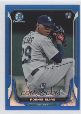 2014 Bowman Chrome - [Base] - Blue Refractor #28 - Roenis Elias /250