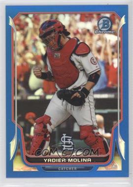 2014 Bowman Chrome - [Base] - Blue Refractor #60 - Yadier Molina /250