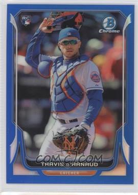 2014 Bowman Chrome - [Base] - Blue Refractor #9 - Travis d'Arnaud /250