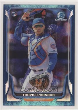 2014 Bowman Chrome - [Base] - Bubbles Refractor #9 - Travis d'Arnaud /99