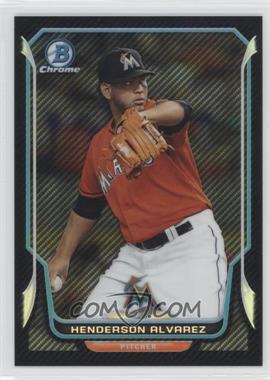 2014 Bowman Chrome - [Base] - Carbon Fiber Refractor #213 - Henderson Alvarez /10