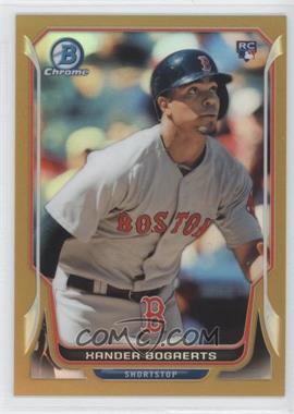 2014 Bowman Chrome - [Base] - Gold Refractor #1 - Xander Bogaerts /50