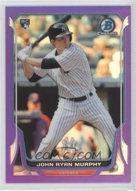 2014 Bowman Chrome - [Base] - Purple Refractor #8 - John Ryan Murphy /150