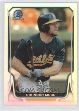 2014 Bowman Chrome - [Base] - Refractor #204 - Brandon Moss /500