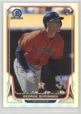 2014 Bowman Chrome - [Base] - Refractor #29 - George Springer /500 [Noted]