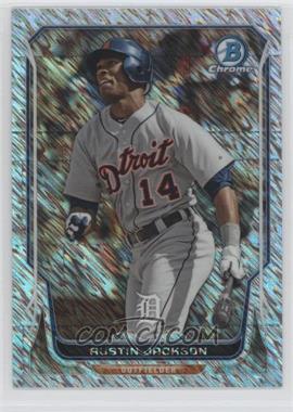 2014 Bowman Chrome - [Base] - Shimmer Refractor #74 - Austin Jackson /15