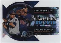 Byron Buxton, Carlos Correa #/99