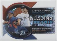 Andrew Heaney, Noah Syndergaard #/50