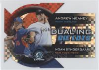 Andrew Heaney, Noah Syndergaard #/25