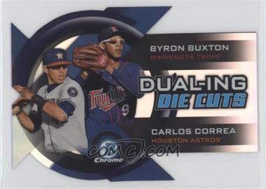2014 Bowman Chrome - Dual-Ing Die Cuts #DDC-BC - Byron Buxton, Carlos Correa [EX to NM]