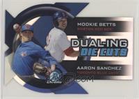 Mookie Betts, Aaron Sanchez [EX to NM]