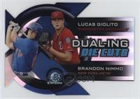 Lucas Giolito, Brandon Nimmo [EX to NM]