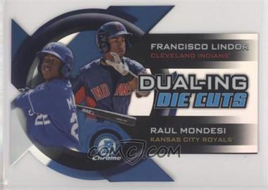 2014 Bowman Chrome - Dual-Ing Die Cuts #DDC-LM - Francisco Lindor, Raul Mondesi Jr.