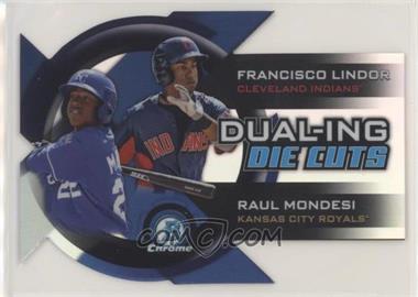 2014 Bowman Chrome - Dual-Ing Die Cuts #DDC-LM - Francisco Lindor, Raul Mondesi Jr.