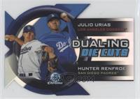 Julio Urias, Hunter Renfroe [EX to NM]